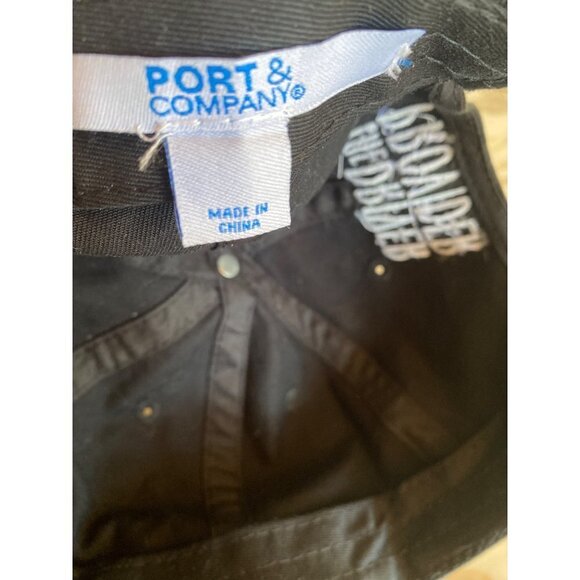 The Driver Provider Black Embroidered Patch Hat Cap Adjustable - Picture 5 of 6